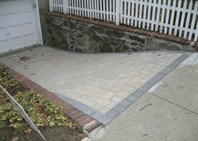 New Driveway Pavers Installed in Arlington MA